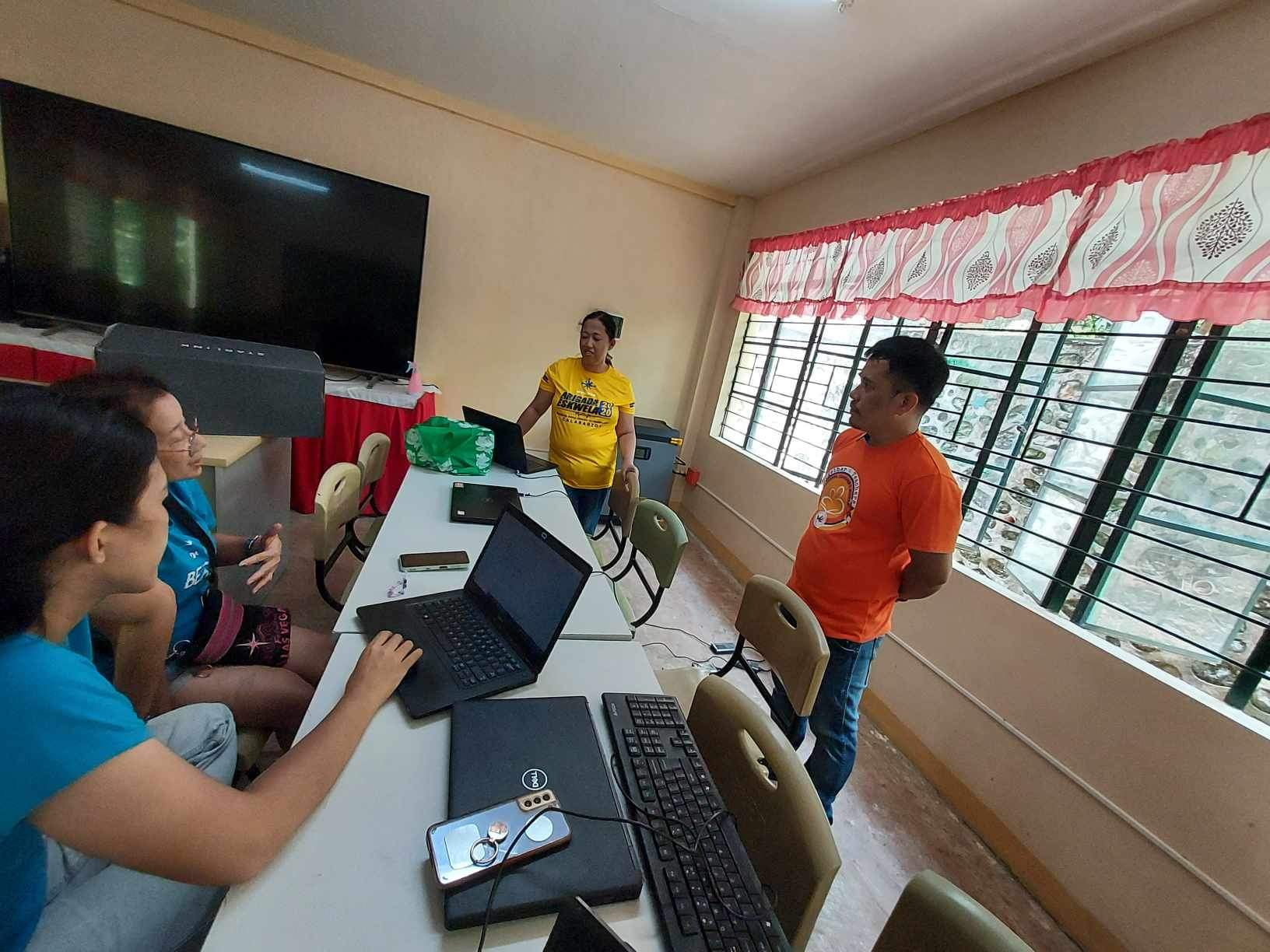 Dialogue with the teachers of Laiban Integrated School